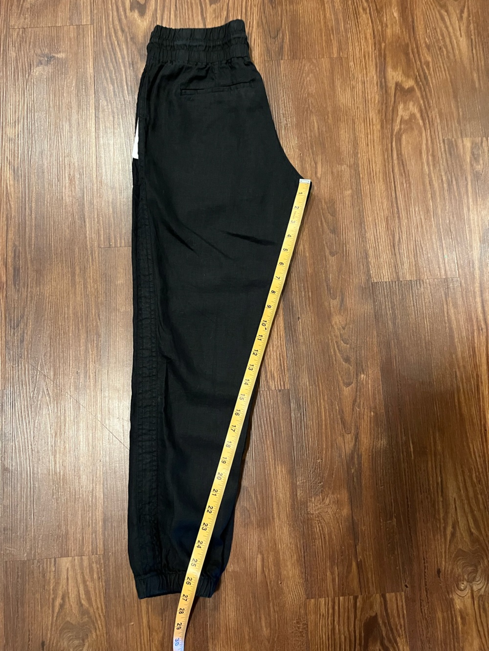 NWT Athleta Cabo Linen Jogger, Black, Size 2 - Picture 12 of 12